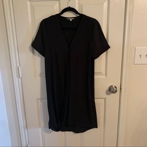 Black shift dress